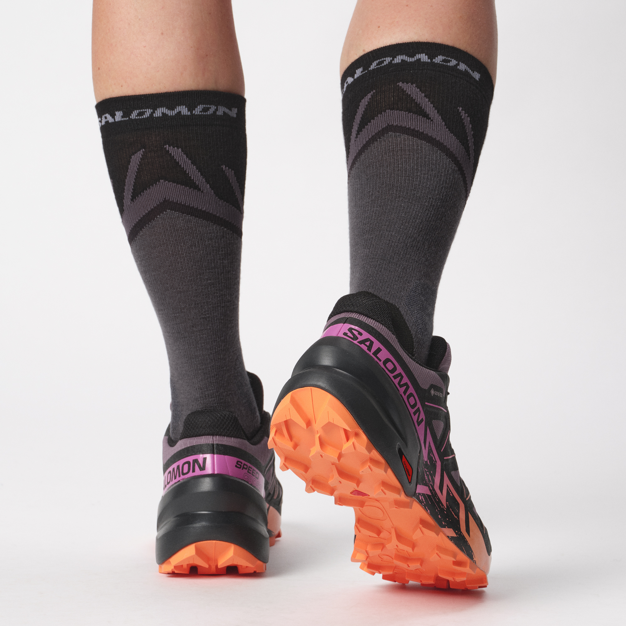 Speedcross 6 GTX Dame Moonscape/Black/Bird Of Paradise