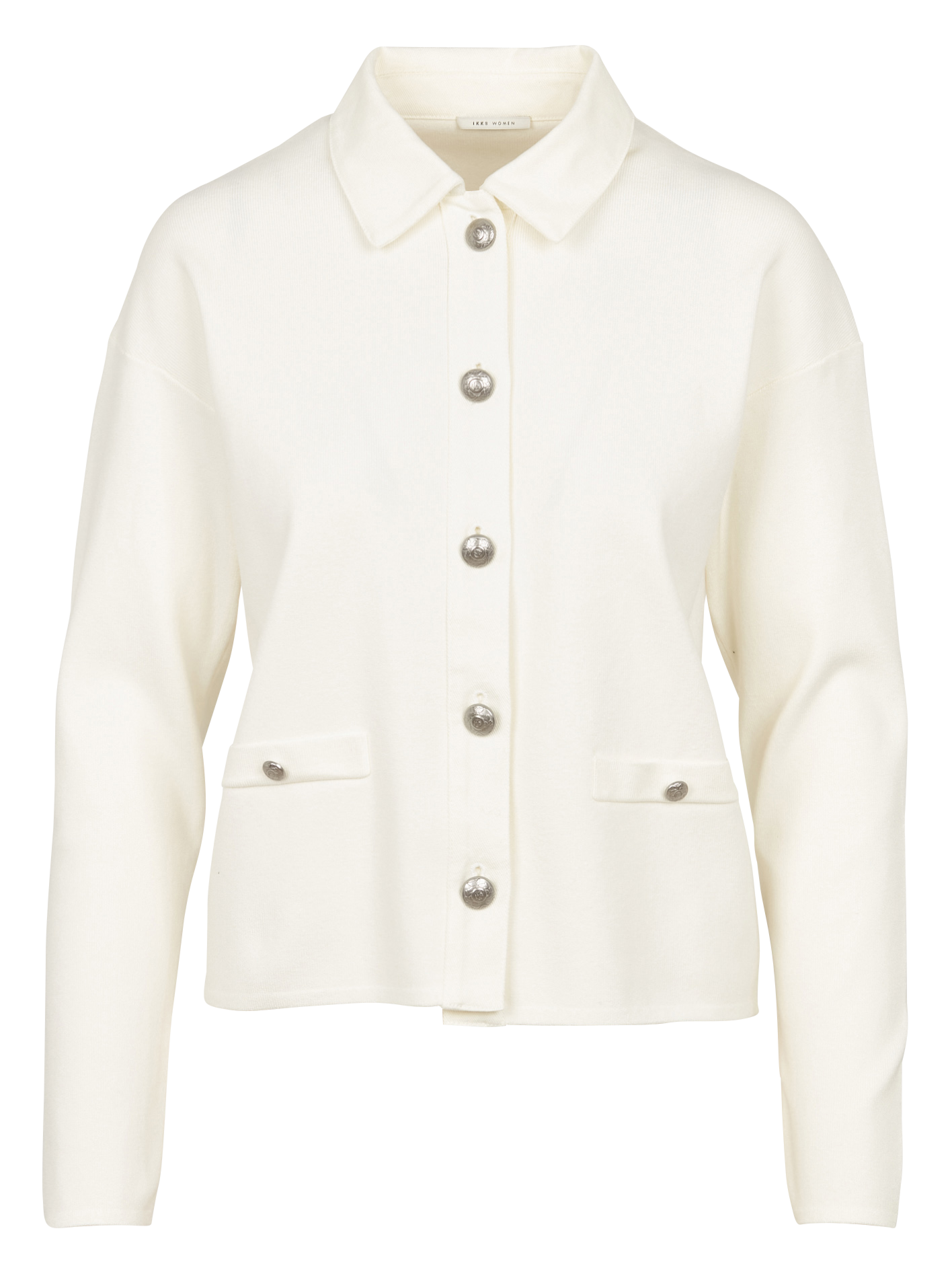 Cardigan col classique | Blanc