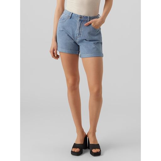 Vero Moda Zuri Loose Shorts, Light Blue Denim, S