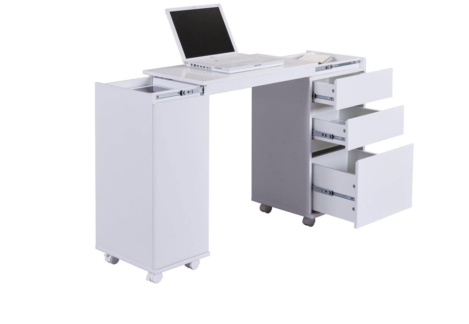 Schreibtisch LAURIN 66 x 36,5 cm Weiß