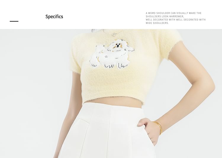 Magimomo - Hoge taille effen hotpants