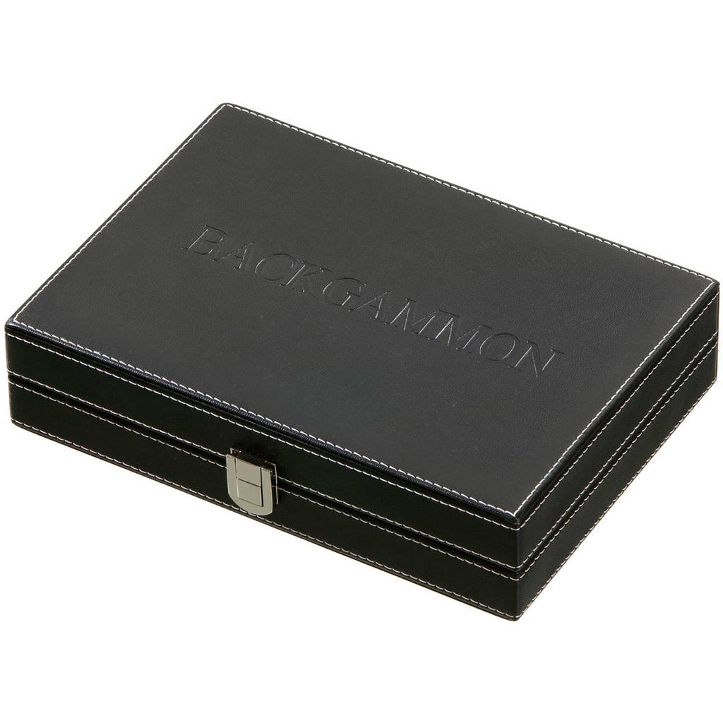 Backgammon Tinos klein rood 23x16.5cm Backgammon Tinos rood klein (23x16.5 cm)