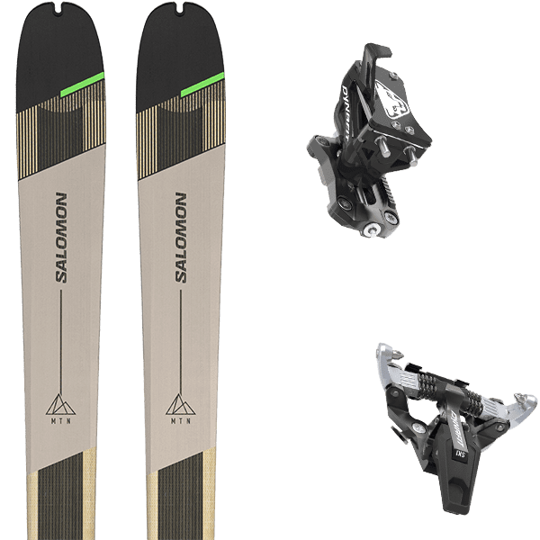 Pack ski de randonnée SALOMON MTN 86 CARBON + Fix