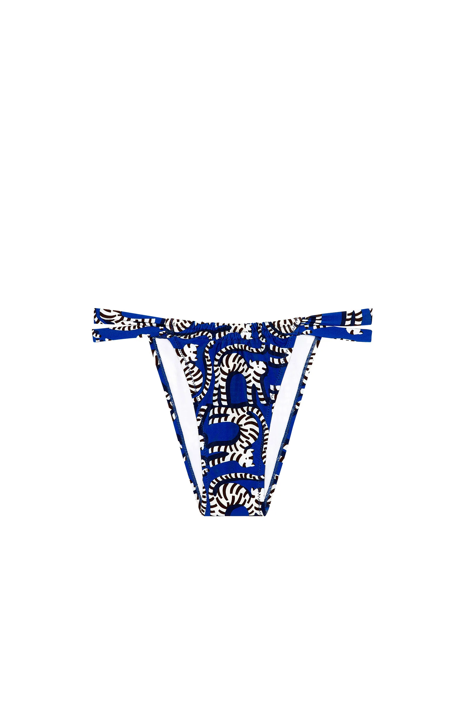pona Bas de maillot tanga coulissant imprimé GOTCHA Gotcha
