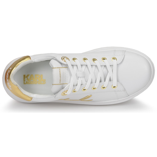 Karl Lagerfeld - KAPRI Signia Lace Lthr Blanco / Oro