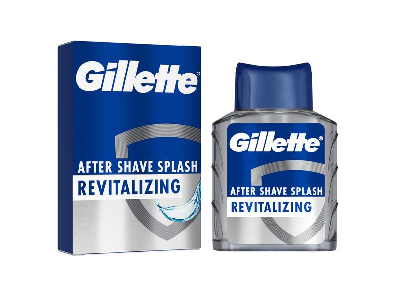 Gillette After Shave Splash Revitalizing 100 ml Aftershave für ein erfrischendes und belebendes Gefühl