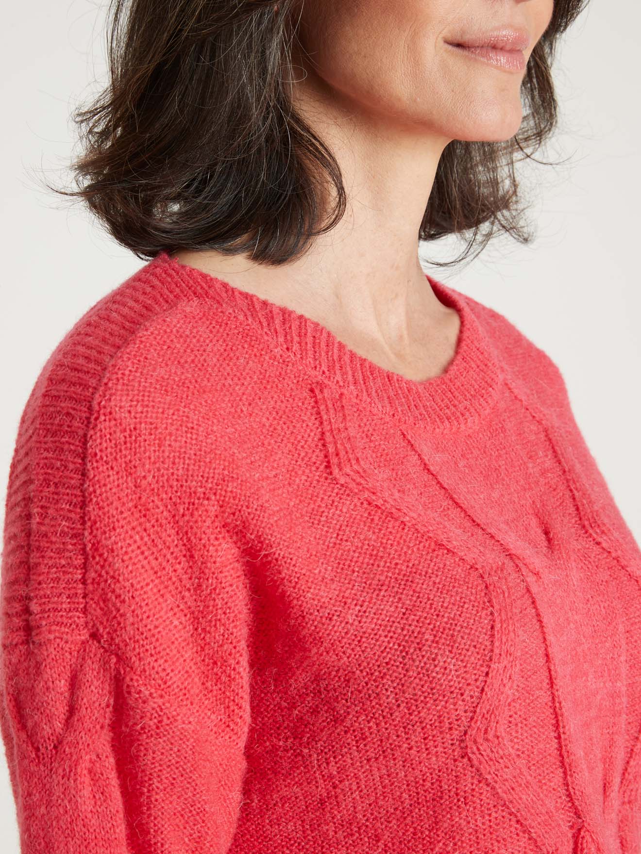 Pull avec laine et alpaga