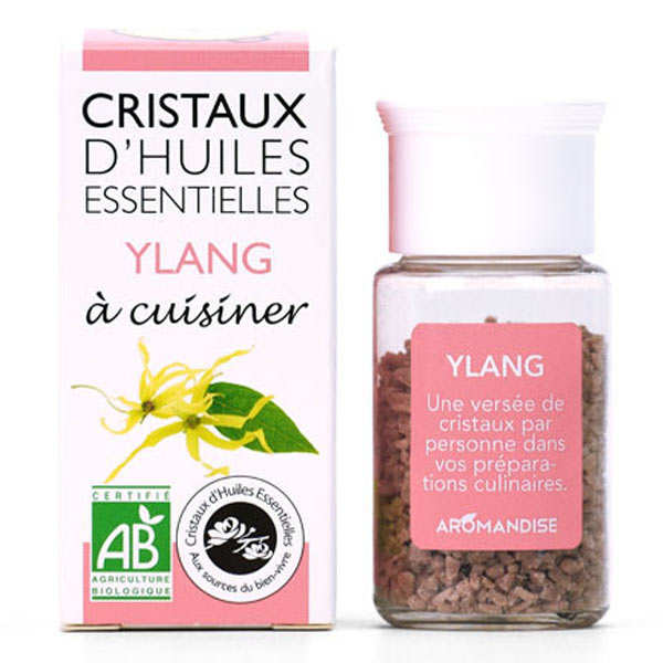 Ylang Ylang - Cristaux d'huiles essentielles à cuisiner - Bio