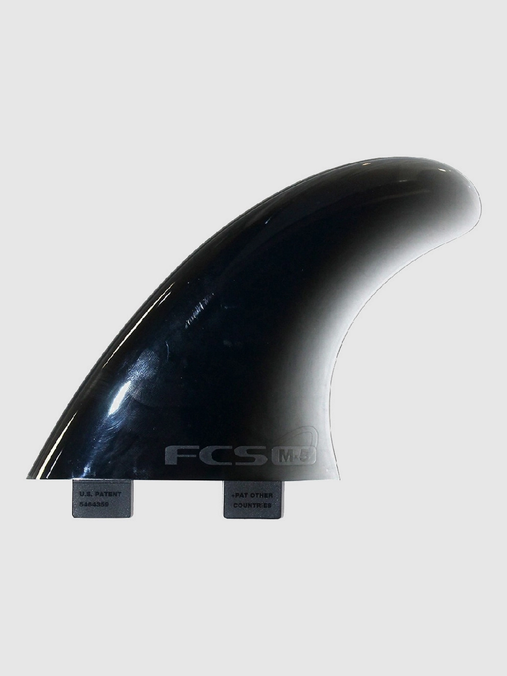 FCS M5 Smoke Softflex Tri Fin Set black