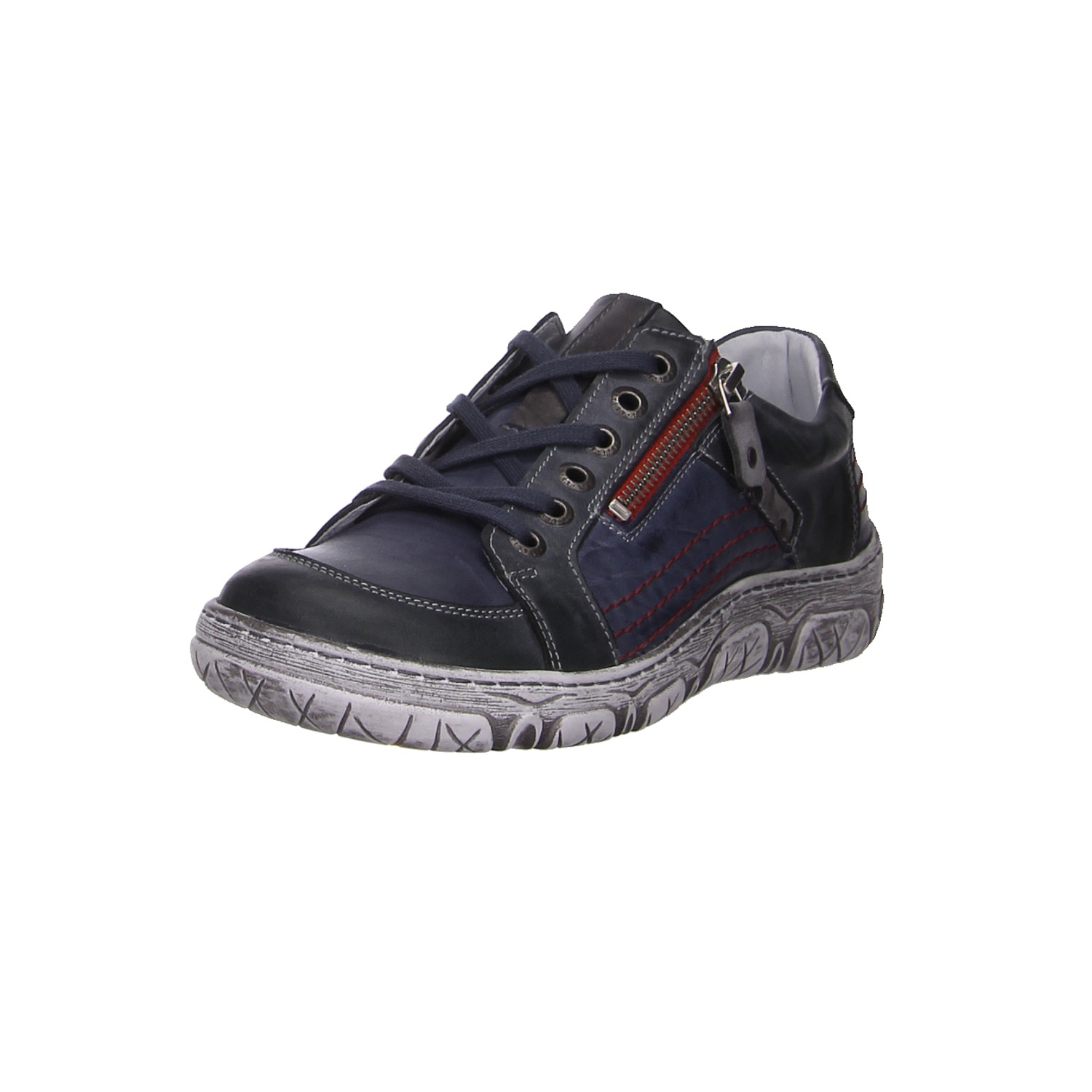 Krisbut Schnürschuh grau/blau grau