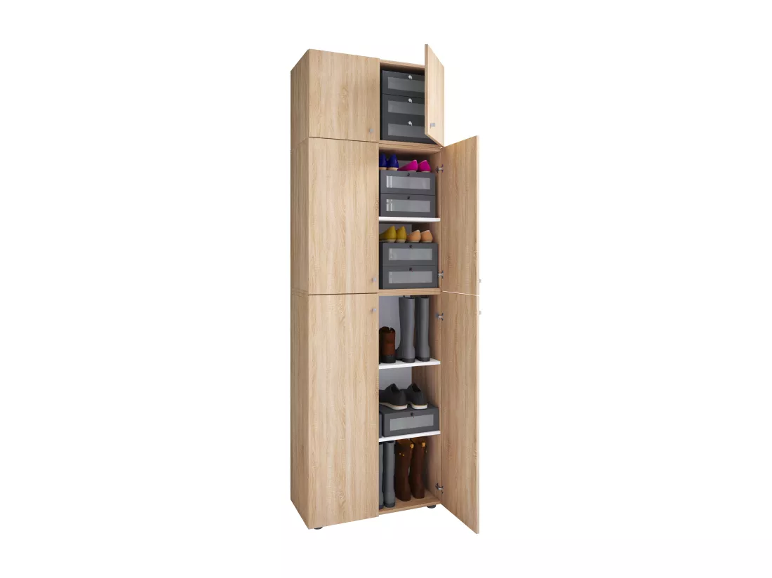 Armoire à chaussures Armoire à vêtements Lona 5f A