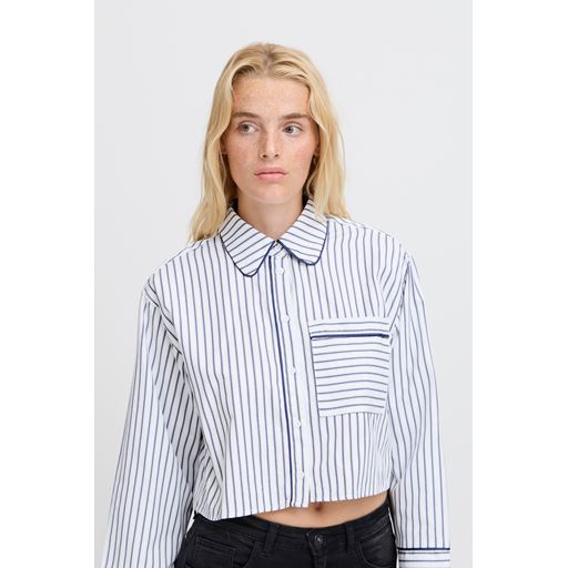 Ichi Strinne Skjorte, Total Eclipse Stripe, 40