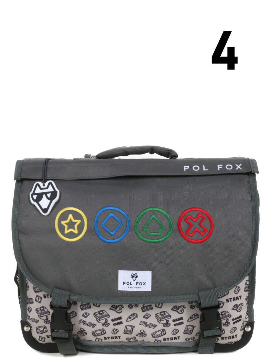 Cartable RÀversible Pol Fox Gamer 38 cm