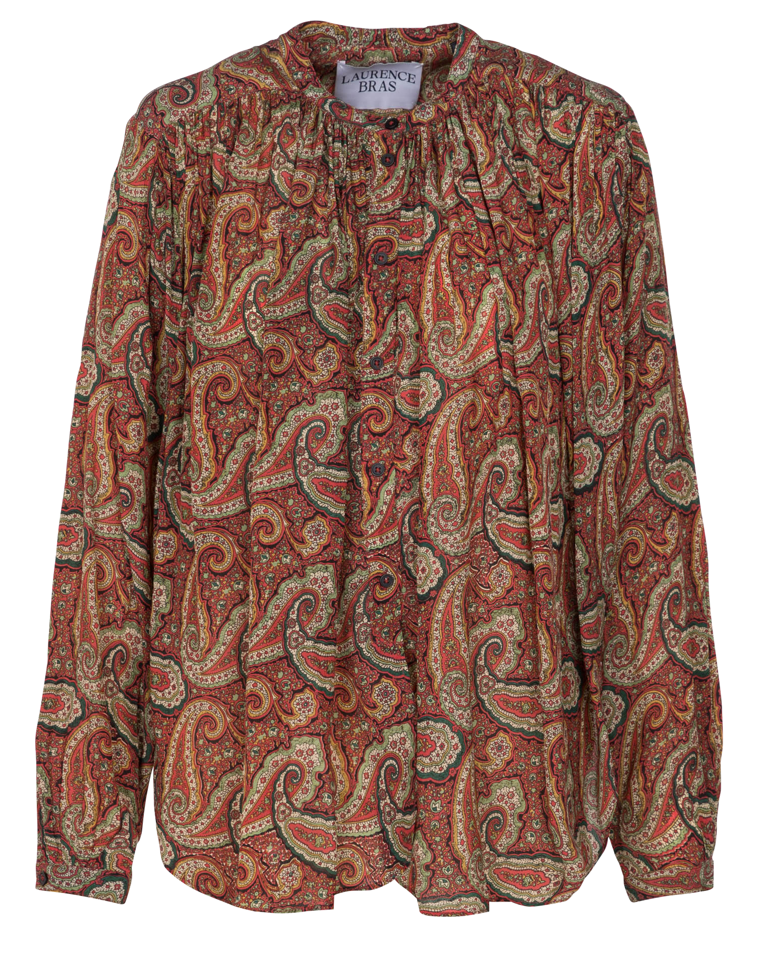 CIGAR - Top col rond imprimé | Multicolore