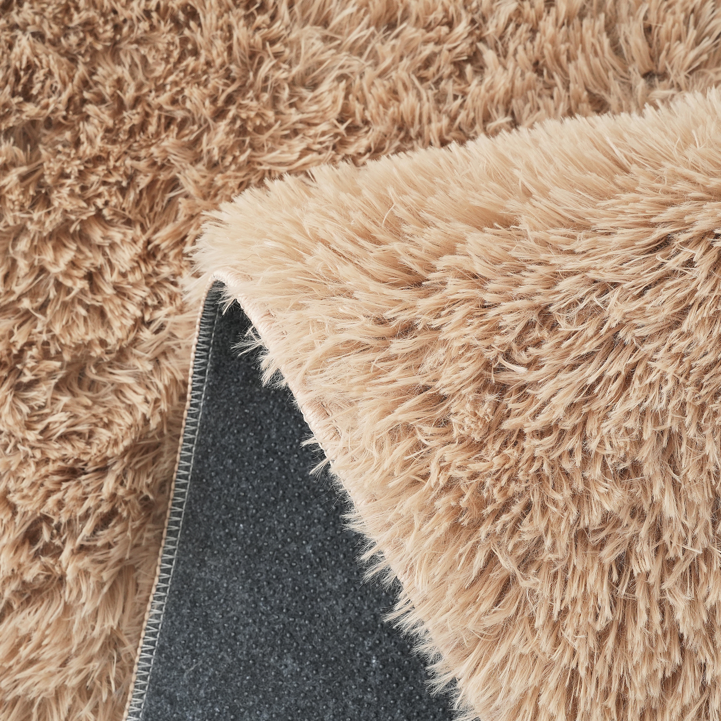 my home Hochflor-Teppich »Leava, besonders weich und kuschelig, leichter Glanz« rechteckig 37 mm Höhe uni, Mikrofaser Teppiche, Plüsch, Wohnzimmer, Schlafzimmer, Esszimmer