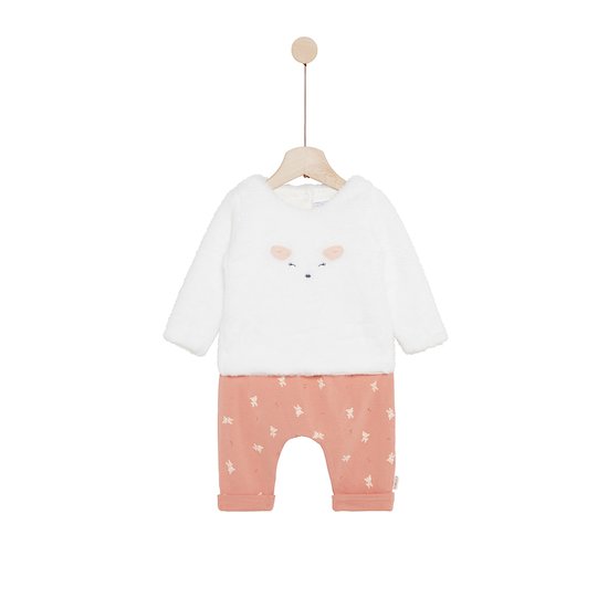 Petit Cocon Mignon Ensemble Pantalon + Haut   Bichette        de               P'tit bisou