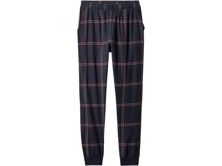Flanellen dames pyjamabroek