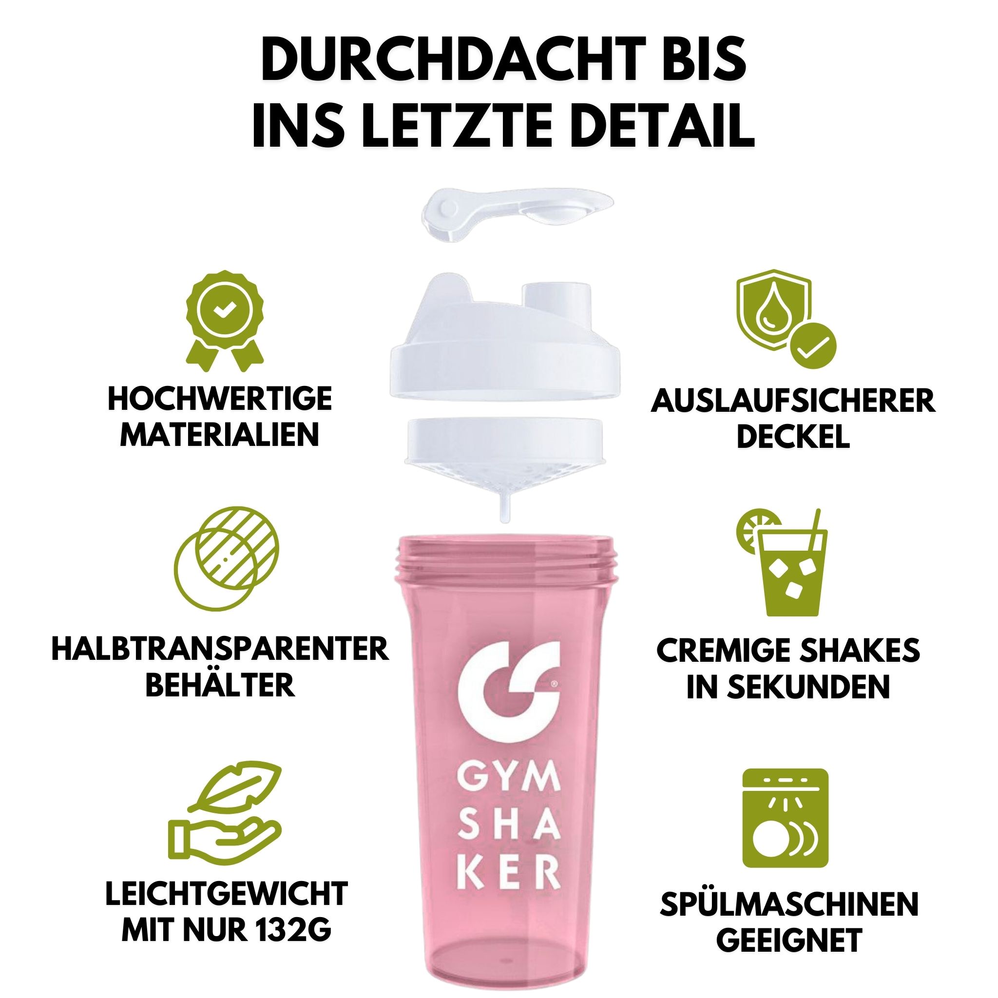 GYMSHAKER Premium Protein Shaker