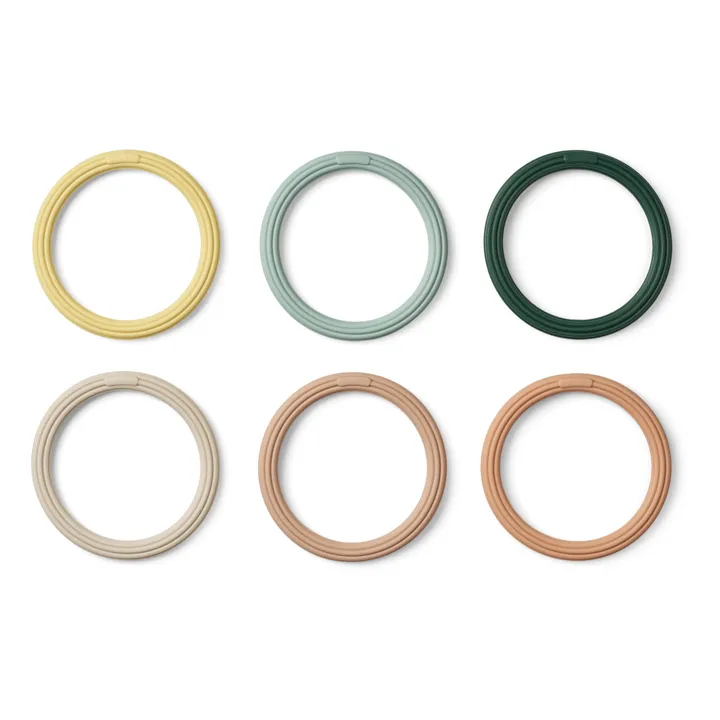 Liewood Anneaux de plongée Calisto - Set de 6 | Garden green multi mix