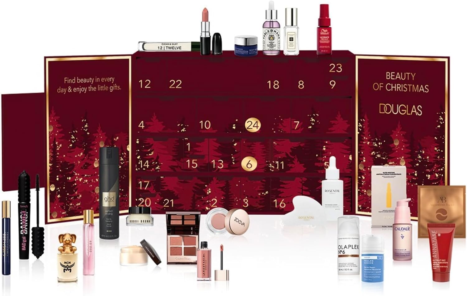 Douglas Adventskalender 2025 Frauen, Luxury PFLEGE MAKE-UP DUFT Advent Kalender, Anti-Aging Pflege, Beauty für Frau und Damen, Advent Calendar, Weihnachtskalender 2025 (Wert 950€)