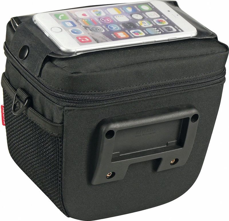 KlickFix Aventour Compact Handlebar Bag, zwart