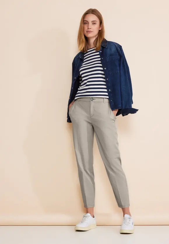 Casual Fit Chinohose - dolomite stone