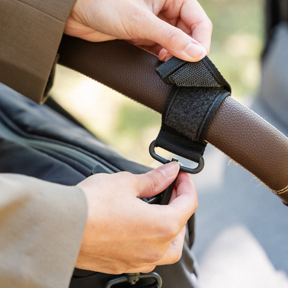 Køb DonebyDeer Black Quiltet Barnevognstaske