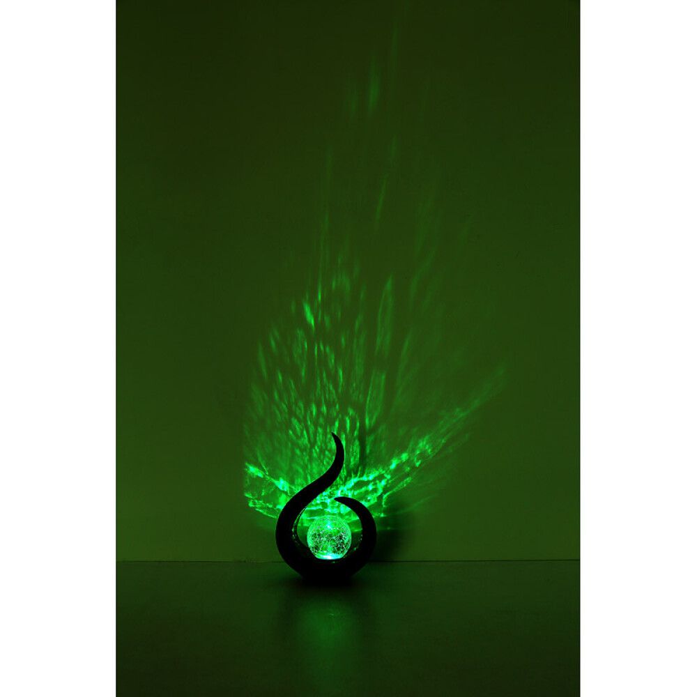 SOLCELLELAMPE GLOBO GLASSKULE FARGESKIFTENDE
