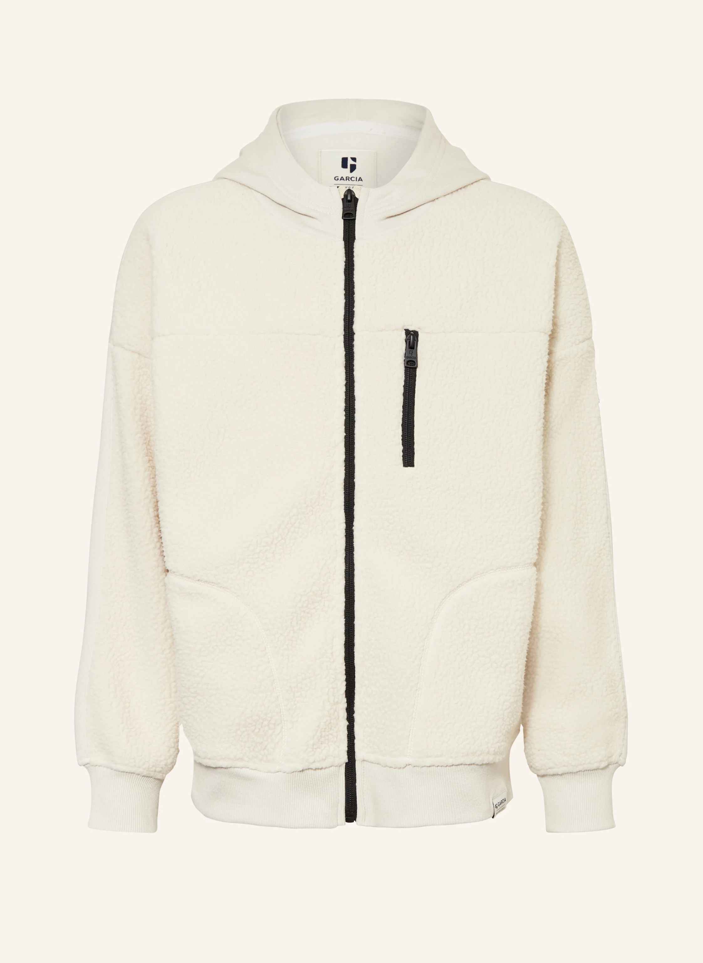 GARCIA Teddyfell-Jacke im Materialmix