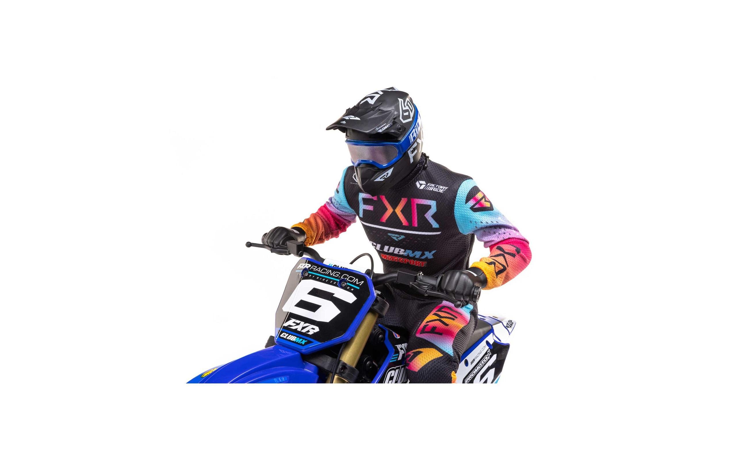 Motorrad Promoto MX Blau, ARTR, 1:4<br>Leistungsstarkes RC Motocross Bike