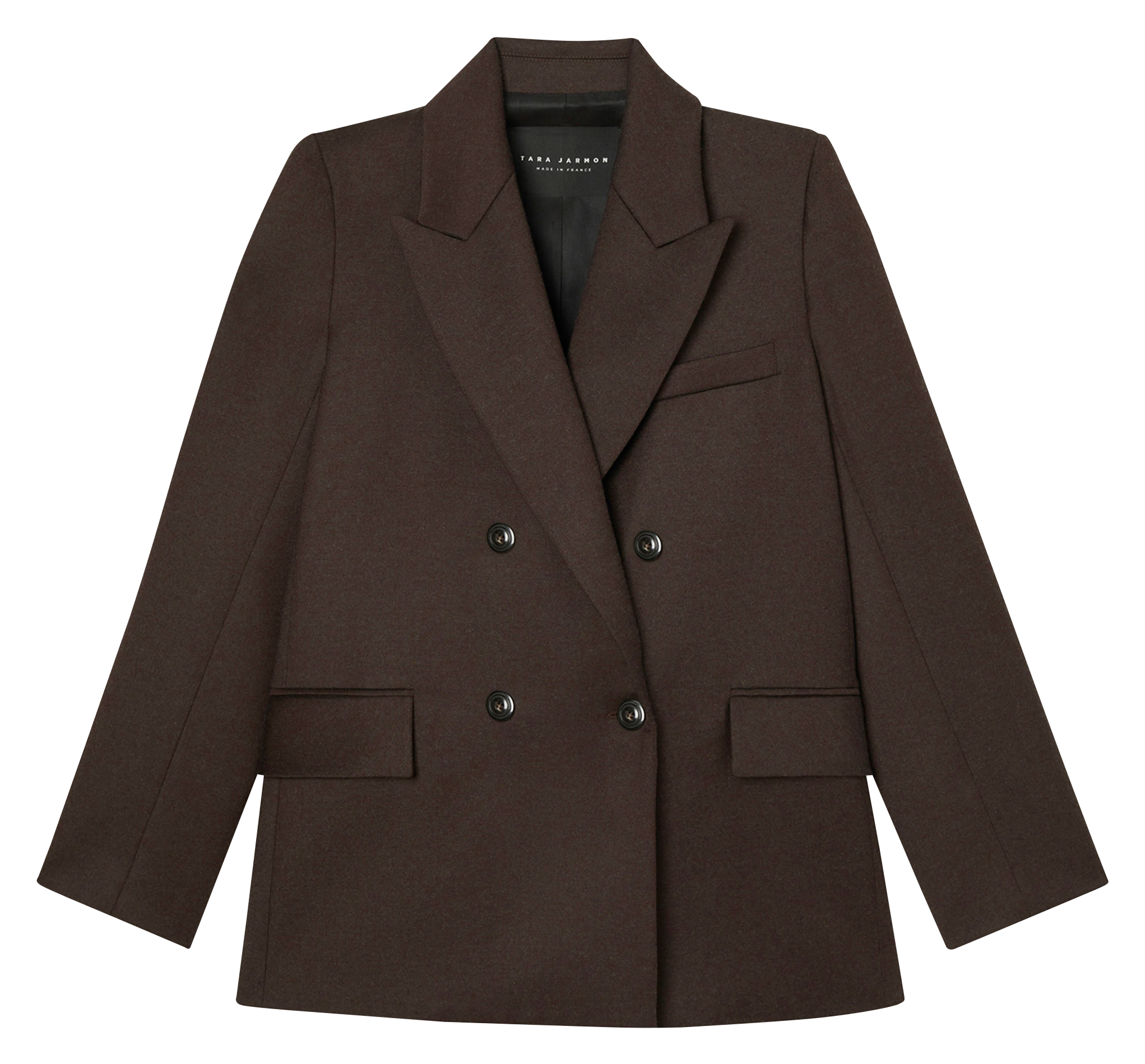 VALSON - Veste de tailleur en laine mélangée | Marron