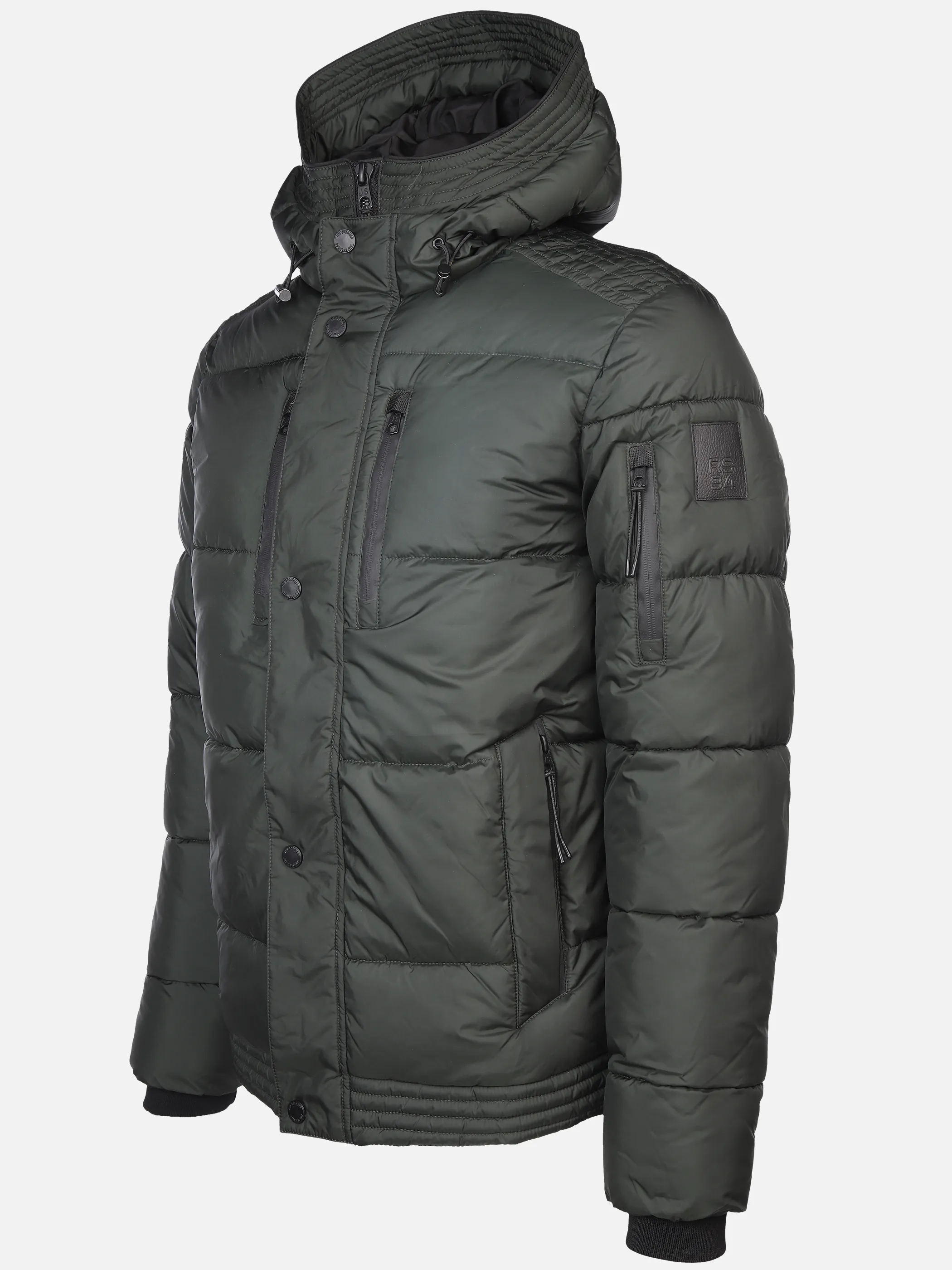 Herren Steppjacke mit Kapuze