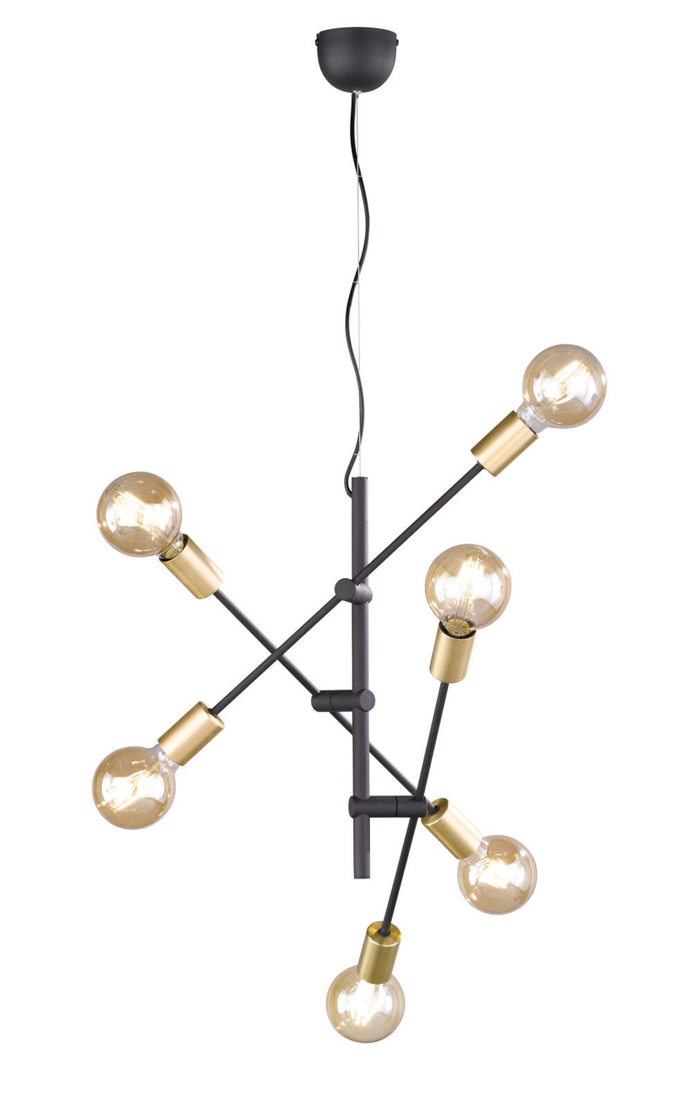 Cross Pendelleuchte schwarz 306700632, D/H: 54,5/150 cm, Metall