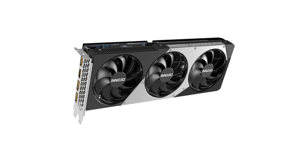INNO3DGeForce RTX 5060 Ti TWIN X3 OC 16GB grafische kaart  (3x DisplayPort, 1x HDMI 2.1, DLSS 4)