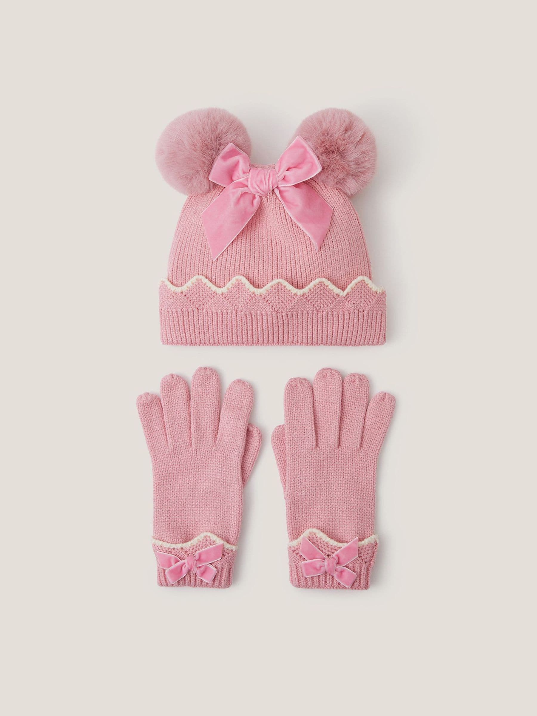 Monsoon Scallop Muts & Wanten Set