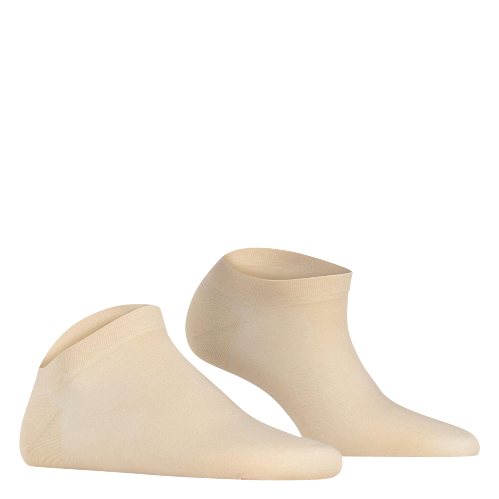 FINE FTNESS SN - Socquettes avec élastique et talon contrastés | Beige