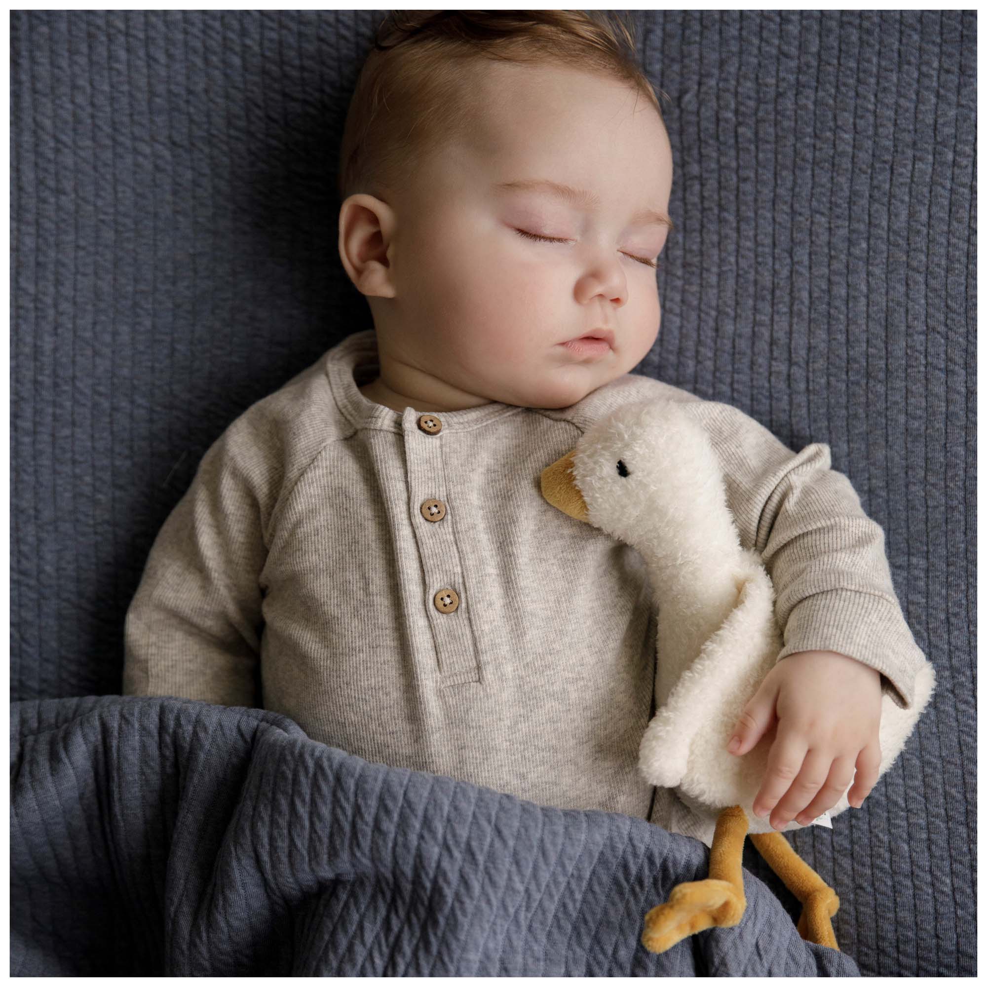 Little Dutch knuffel Little Goose 18cm wit - shop nu - Prénatal