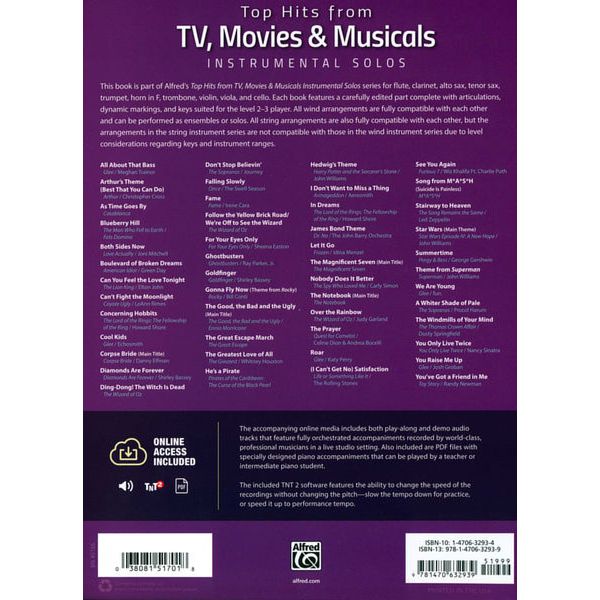Alfred Music Publishing Top Hits from TV Flute