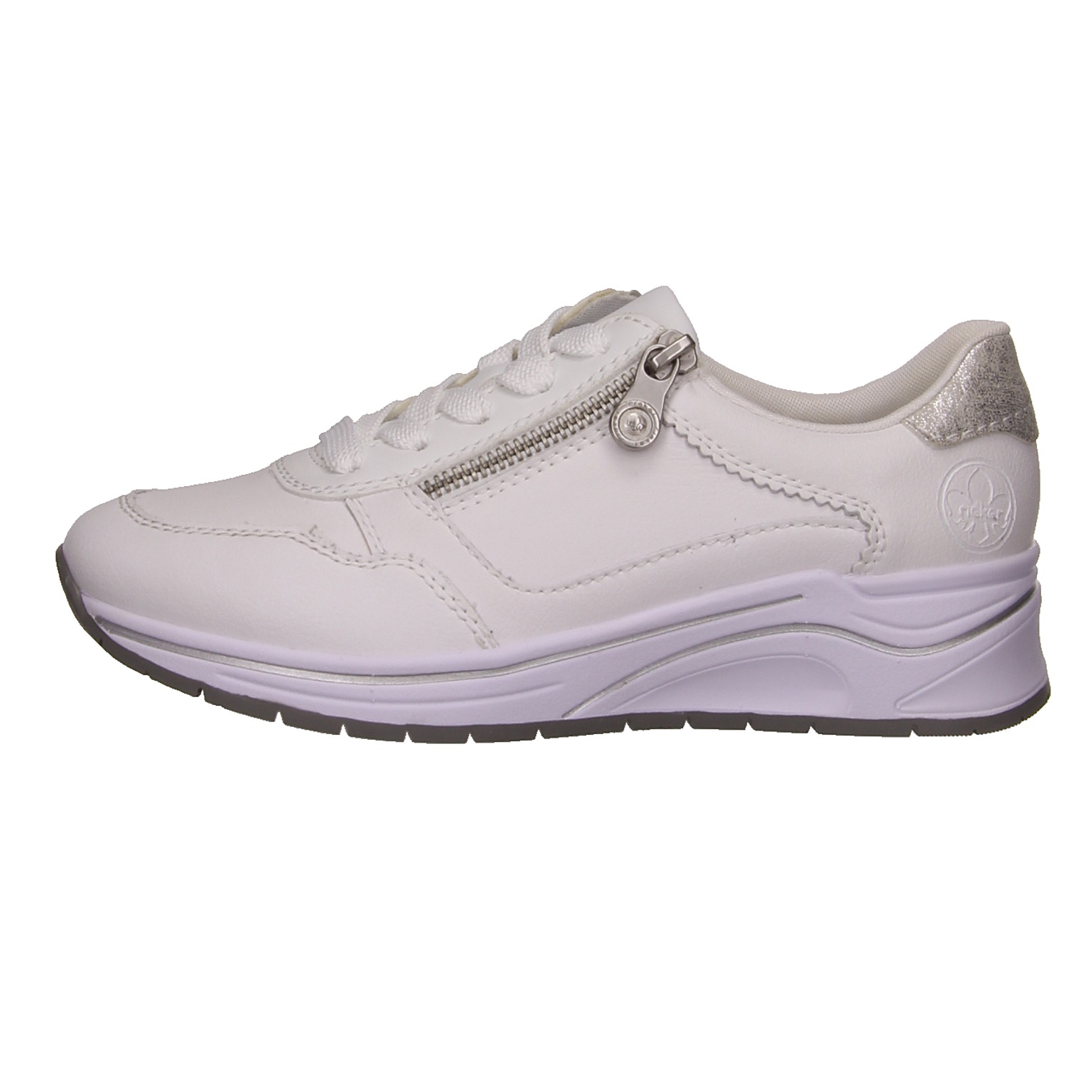 Rieker Sneaker weiß weiss/weiss kombi