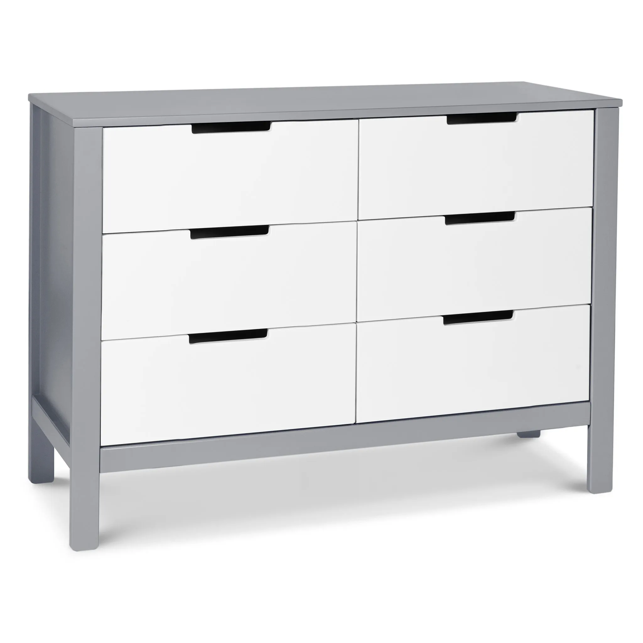DaVinci Bureau 6 Tiroirs Colby - Gris Blanc