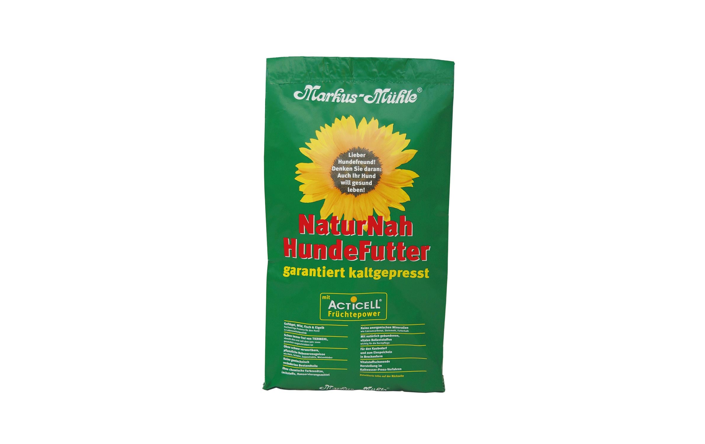 Trockenfutter Dog NaturNah, 15 kgKaltgepresstes Alleinfuttermittel für Hunde