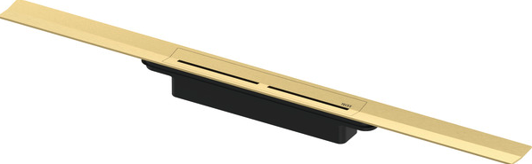 TECEdrainprofile douchegoot profielset 100cm geborsteld goud PVD