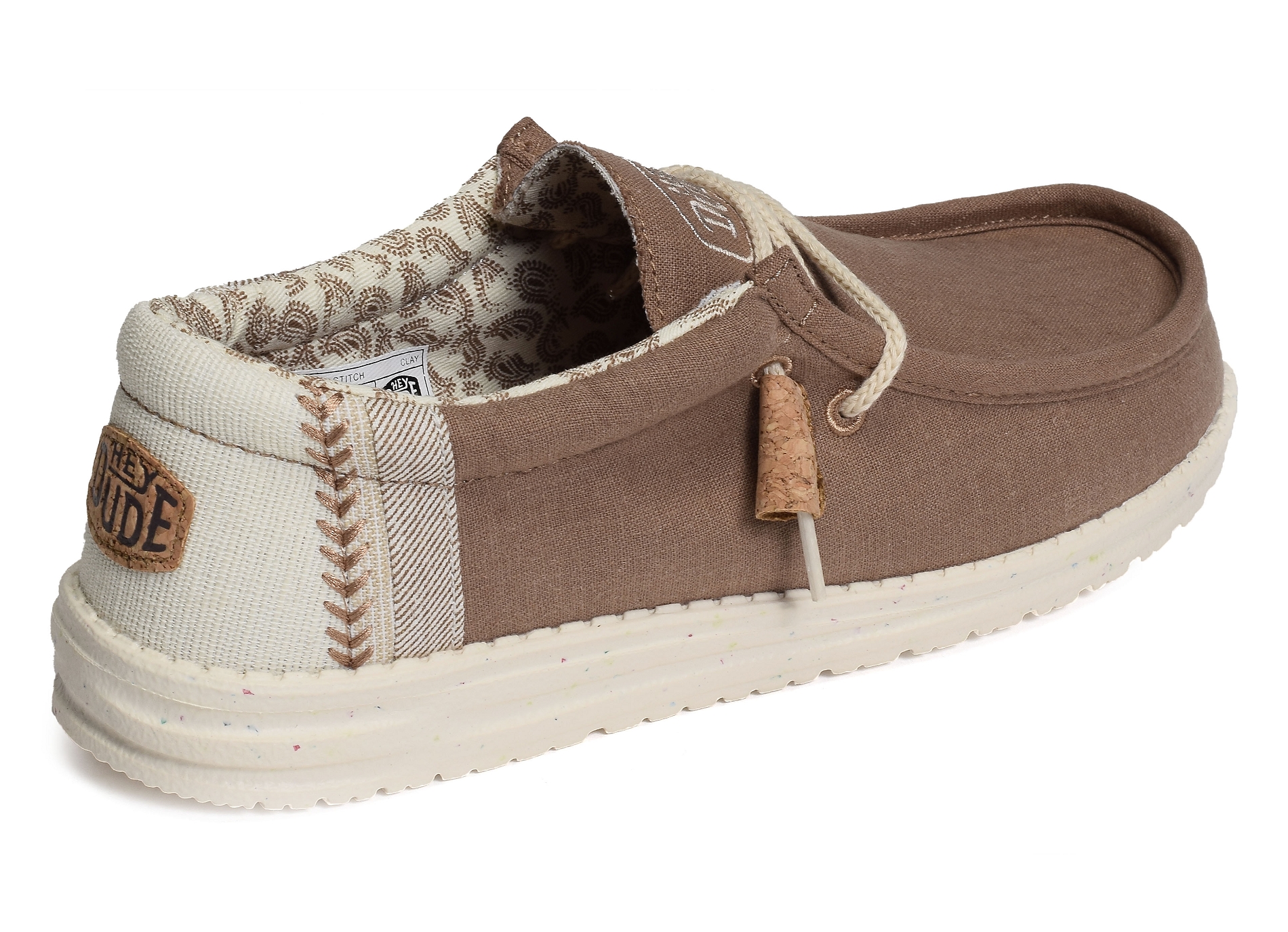 Wally breack stitch marron beige