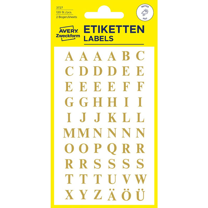 Z-Design Sticker, Buchstaben A - Z
