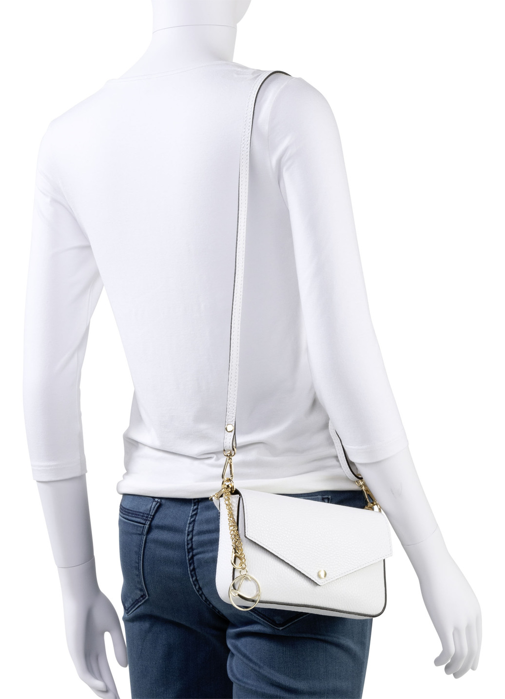 Laurina Mini-Tasche aus genarbtem Kalb-Nappaleder