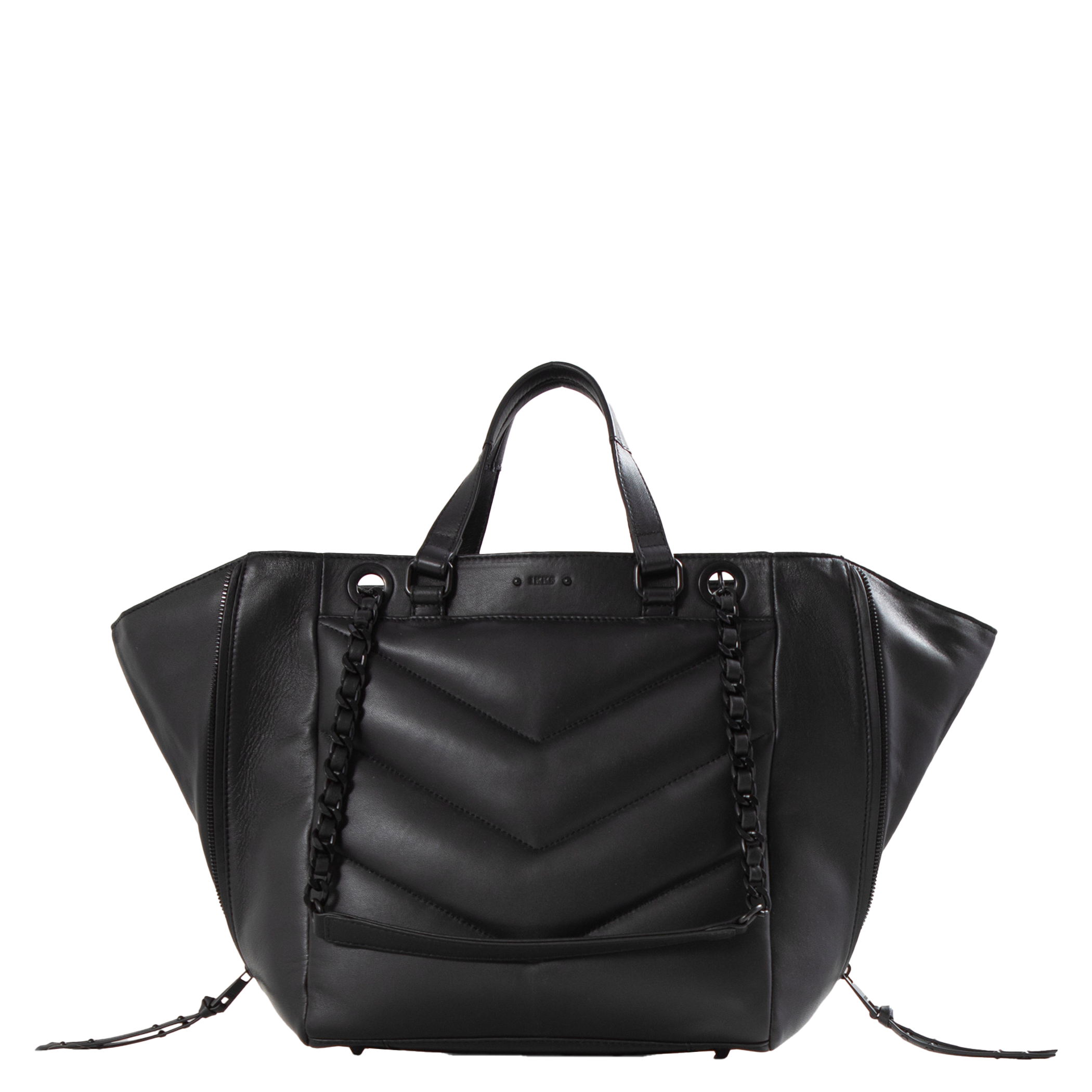Sac cabas en cuir | Noir