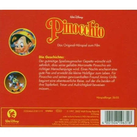 Warner Music DE Pinocchio CD