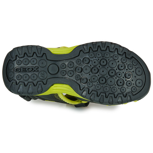 Geox - J BOREALIS BOY - Noir / Jaune