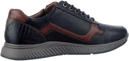15.1607.02 Australian zwart combi - maat 47 veterschoen zwart combi - maat 47 Calandschoen
