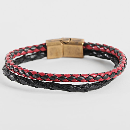 Bracelet Noir Rouge